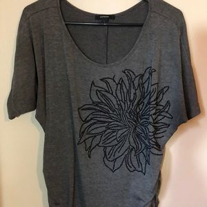 Gray detailed shirt